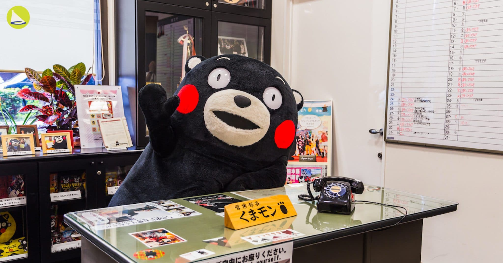 Kumamon หัวหน้าฝ่ายขายประจำจังหวัดคุมาโมโตะ